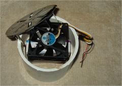 earthtubefan2 Earth tubes can be non-electric or with small fan assist