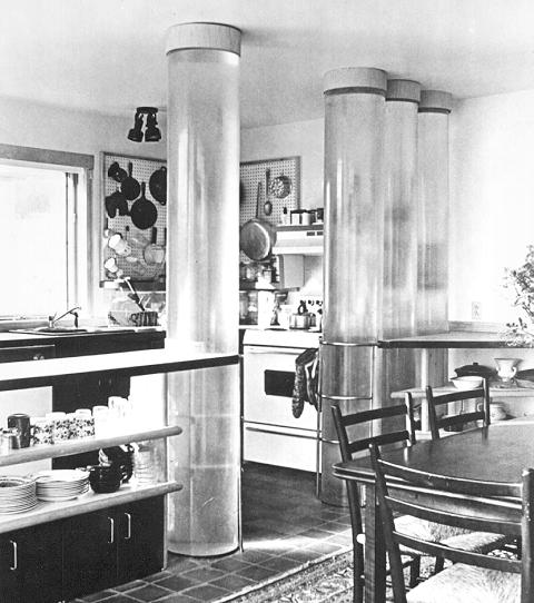 heatstorage3 Prevent temperature swings in sunrooms with fiberglass heat storage tubes for solarium cooling and solar heat storage.